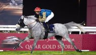 Ronan Thomas rides Abbes to Qatar Gold Sword title. PICS: Juhaim/QREC