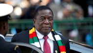 Zimbabwean President Emmerson Mnangagwa. (Reuters file photo)