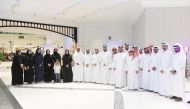 Participants in the event organised by Dreama centre commemorating Arab Orphan Day.