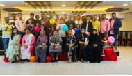 Members of Bihar Social Forum-Qatar and guests during an Eid Al Fitr event.