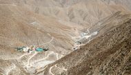 View of the La Esperanza mine, where at least 27 people died in the Yanaquihua district of Arequipa, southern Peru, on May 7, 2023. Photo by AFP