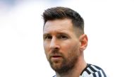 In this file photo taken on November 22, 2022, Argentina's forward #10 Lionel Messi reacts during the Qatar 2022 World Cup Group C football match between Argentina and Saudi Arabia at the Lusail Stadium in Lusail, north of Doha. (Photo by Odd ANDERSEN / AFP)