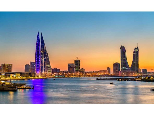 File photo; Bahrain skyline as shared by Qatar Airways