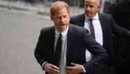Britain's Prince Harry, Duke of Sussex, arrives to the Royal Courts of Justice, Britain's High Court, in central London on June 6, 2023. (Photo by Daniel Leal / AFP)