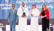 Officials at the 23rd edition of the Arab Radio and Television Festival in Tunisia.