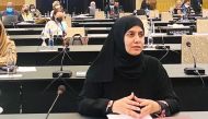 A file photo of the Deputy Speaker of the Shura Council H E Dr. Hamda bint Hassan Al Sulaiti participating in the 33rd meeting for UN Forum on Women Parliamentarians in Bali.