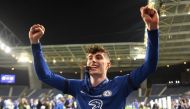 FILE PHOTO: May 29, 2021 Chelsea's Kai Havertz celebrates after winning the Champions League Pool via REUTERS/David Ramos

