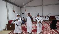 Children practising Ardha.