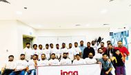 IPAQ members during the blood donation drive.