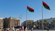 Libyans gather at the Martyrs' Square in Tripoli on August 17, 2023 following recent deadly clashes.(Photo by Mahmud Turkia / AFP)