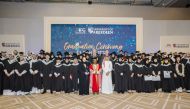 Graduates with officials, faculty and guests during graduation of Class of 2022. 