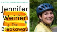 Jennifer Weiner with her bike in Rock Creek Park earlier this month. Photo for The Washington Post by Amanda Andrade-Rhoades
