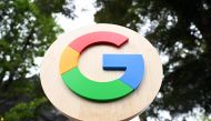 The Google logo is seen during the Google I/O annual developers conference at Shoreline Amphitheatre in Mountain View, California on May 10, 2023. (Photo by Josh Edelson / AFP)

