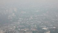 (Files) A general view shows hazy conditions due to air pollution in Chiang Mai in northern Thailand on March 10, 2023. (Photo by AFP)