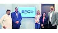 IBPC Qatar and ICCQ officials pose for a group photo.