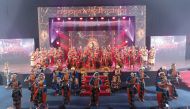 Performers entertain the audience during the Natyopasana 2023 event.