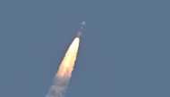 File photo: PSLV XL rocket carrying the Aditya-L1 spacecraft, the first space-based Indian observatory to study the Sun, is launched from the Satish Dhawan Space Centre in Sriharikota on September 02, 2023. (R. Satish Babu / AFP)