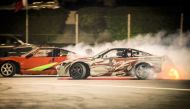 A file photo of action at a Qatar Drift Championship round last season.  