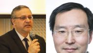 Dr. Feras Alali (left) and Dr. Zumin Shi