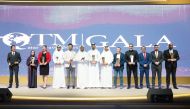 Winners during the awards ceremony at the gala dinner.