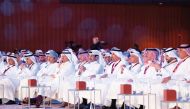 Minister of State for Energy Affairs, the President and CEO of QatarEnergy, H E Saad Sherida Al Kaabi with other dignitaries and officials during the opening ceremony of 17th annual GPCA Forum.