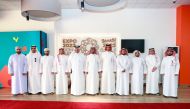 Director of Wildlife Development Department at MoECC Mohamed Ahmed Al Khanji with other officials during the event.