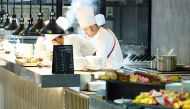 MATCH Hospitality chefs at work during an event.