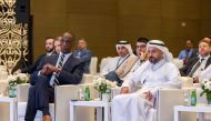 US Ambassador to Qatar H E Timmy Davis and Chief Executive Officer of QFC Yousuf Mohamed Al Jaida participating in the recently conducted seminar.