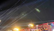 Thousands of people flock the Fan Zone located at the Expo 2023 Doha Cultural Zone during Wednesday’s semi-final match between Qatar and Iran. PIC: Joelyn Baluyut/The Peninsula