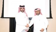 Officials at the MoU signing. 