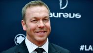 (FILES) Former Scottish cyclist Chris Hoy poses on the red carpet prior to the 2023 Laureus World Sports Awards ceremony in Paris on May 8, 2023. (Photo by JULIEN DE ROSA / AFP)
