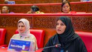 Deputy Speaker of Shura Council in the meeting of women parliamentarians in Africa and the Arab world in Rabat, Morocco.