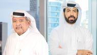 Aamal Chairman Sheikh Faisal bin Qassim Al Thani (left) and Aamal CEO Rashid bin Ali Al Mansoori