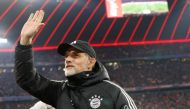 Bayern Munich's German head coach Thomas Tuchel waves prior the German first division Bundesliga football match between Bayern Munich and VfB Stuttgart in Munich, southern Germany, on December 17, 2023. Photo by MICHAELA REHLE / AFP