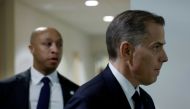 Hunter Biden, son of U.S. President Joe Biden, arrives with his attorney Abbe Lowell for a closed-door deposition before the House Committee on Oversight and Accountability, and House Judiciary Committee in the O’Neill House Office Building on February 28, 2024 in Washington, DC. (Photo by Anna Moneymaker / GETTY IMAGES NORTH AMERICA / Getty Images via AFP)
