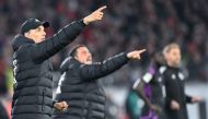 Bayern Munich's German head coach Thomas Tuchel (L) reacts from the sidelines the German first division Bundesliga football match SC Freiburg v FC Bayern Munich in Freiburg, southwestern Germany on March 1, 2024. (Photo by THOMAS KIENZLE / AFP)