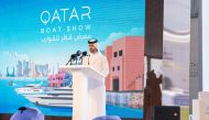Old Doha Port CEO, Eng. Mohammad Abdulla Al Mulla speaking during the press conference. 