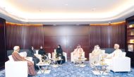 Minister of Public Health H E Dr. Hanan Mohammed Al Kuwari chairing a meeting of ministers concerned with food safety in GCC countries. 