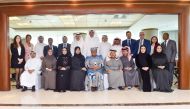 Dr. Ngozi Okonjo Iweala, Director-General of the World Trade Organization; Sheikh Faisal bin Qassim Al Thani, QBA Chairman with other officials and dignitaries during the meeting.