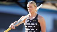 USA's Katie Moon competes in the women’s pole vault during the 2023 USATF Outdoor Championships,  in this file photo. AFP
