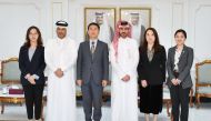 QICCA Secretary-General, Ibrahim Shahbik and CIETAC Vice President, GU Yan along with other officials during the meeting.