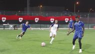 Action during the Al Rayyan Ramadan Football Championship.