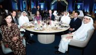 Qatar Cancer Society  and Houston Methodist officials during the “Ghabgat AlAmal” event.