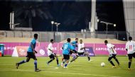 A football match during the Ramadan Sports Festival.