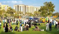 Children and families participate in activities held to mark the day at The Pearl Island.