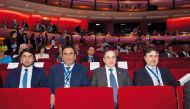 Minister of Environment and Climate Change H E Dr. Abdullah bin Abdulaziz bin Turki Al Subaie (second right) during the opening of 9th Our Ocean Conference in Greece.