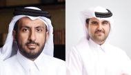 Sheikh Faisal bin Thani  Al Thani (left), Chairman of Lesha Bank and Mohammed Ismail Al Emadi, Chief Executive Officer at Lesha Bank.