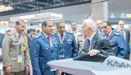 Chief of Staff of Qatar Armed Forces H E Staff Lieutenant-General (Pilot) Salem bin Hamad bin Aqeel Al Nabit visiting a defence and security exhibition in Kuala Lumpur. 