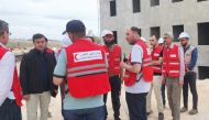 A delegation from Qatar’s Regulatory Authority for Charitable Activities visit the representation office of Qatar Red Crescent Society in Turkiye.