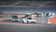 Action during the QSTK Round 3 at Lusail International Circuit.